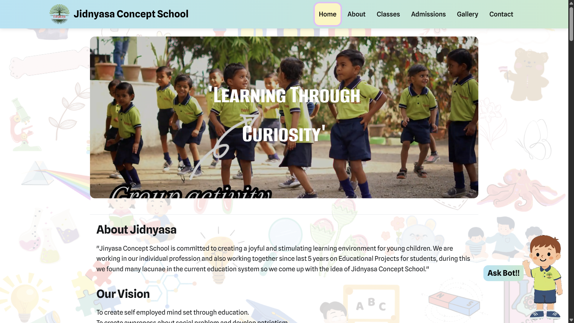 Jidnyasa Concept School Screenshot